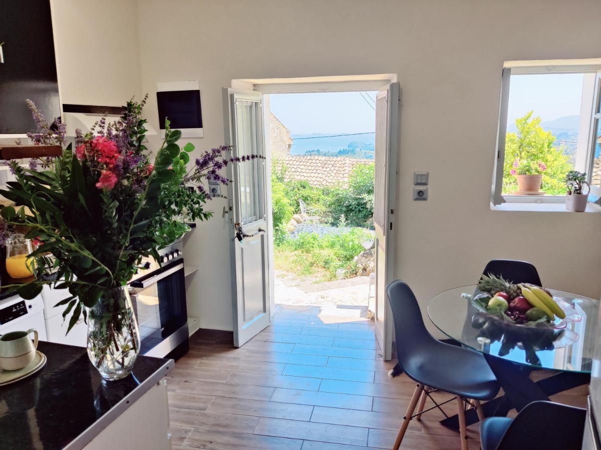 Corfu Sea View House - Live In Corfu Like A Local! Leilighet Ágios Márkos Eksteriør bilde