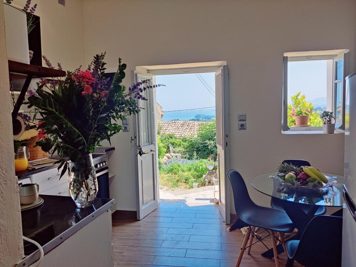 Corfu Sea View House - Live In Corfu Like A Local! Leilighet Ágios Márkos Eksteriør bilde