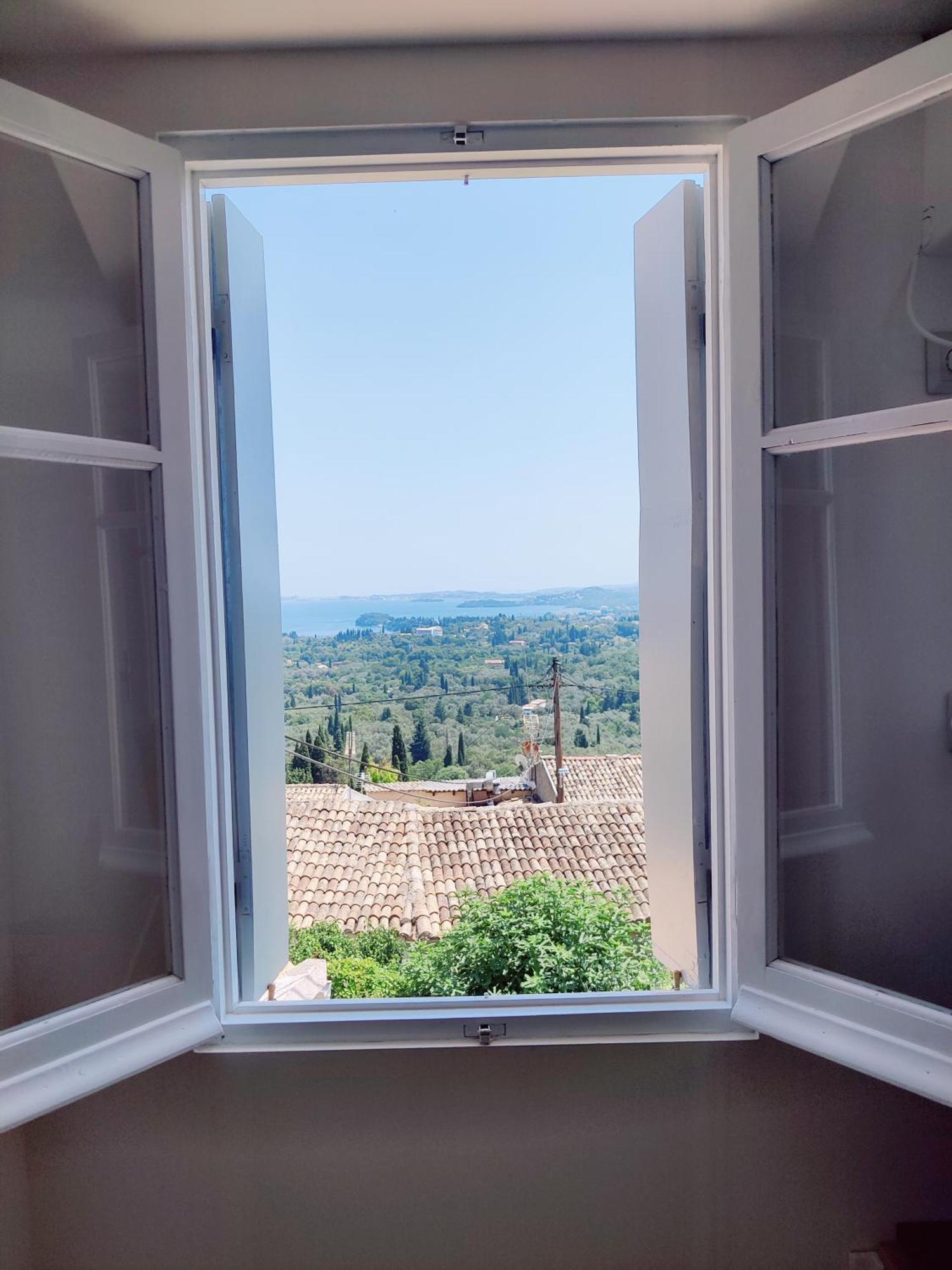 Corfu Sea View House - Live In Corfu Like A Local! Leilighet Ágios Márkos Eksteriør bilde